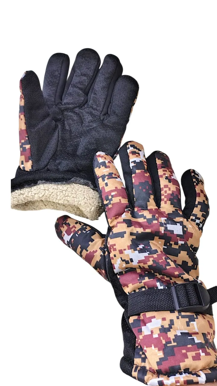 Guante Moto Camuflaje