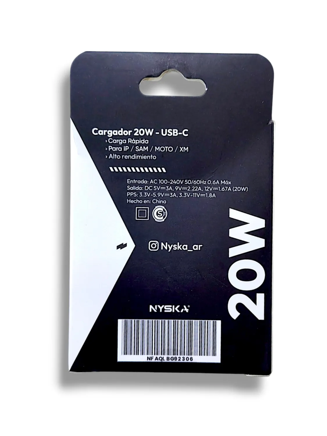 Cabezal 20 W - USB C 