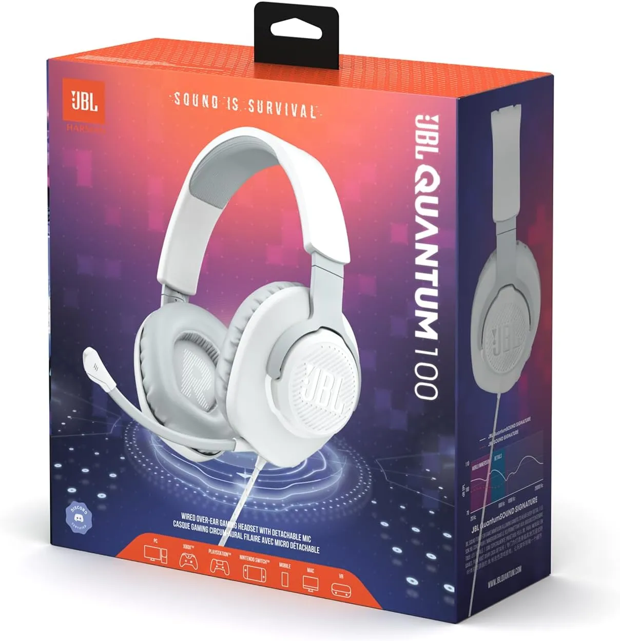 Auriculares Gaming JBL Quantum 100