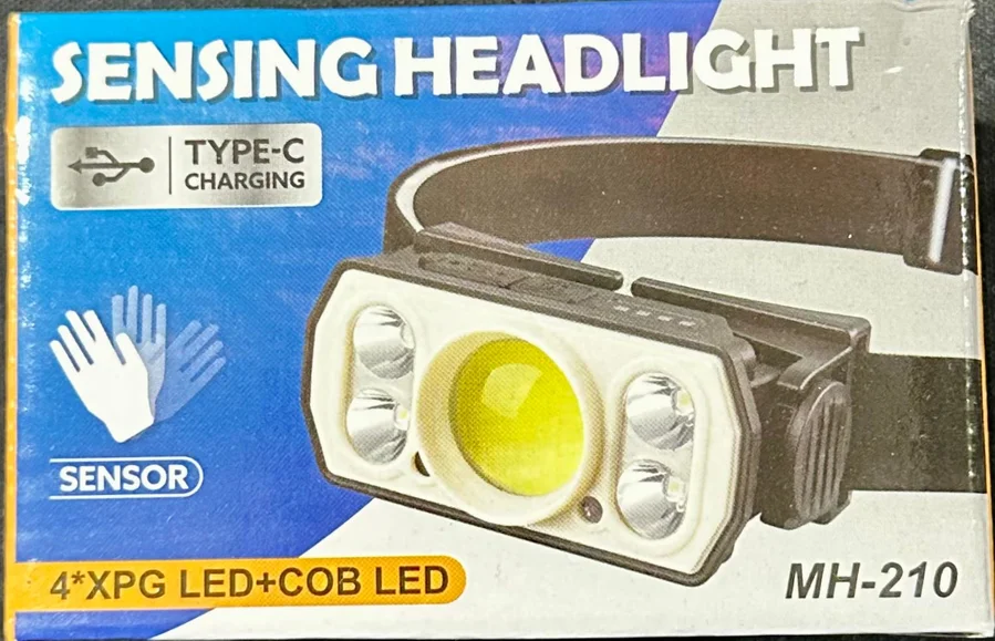 Linterna Vincha Tipo Minera 5 LED