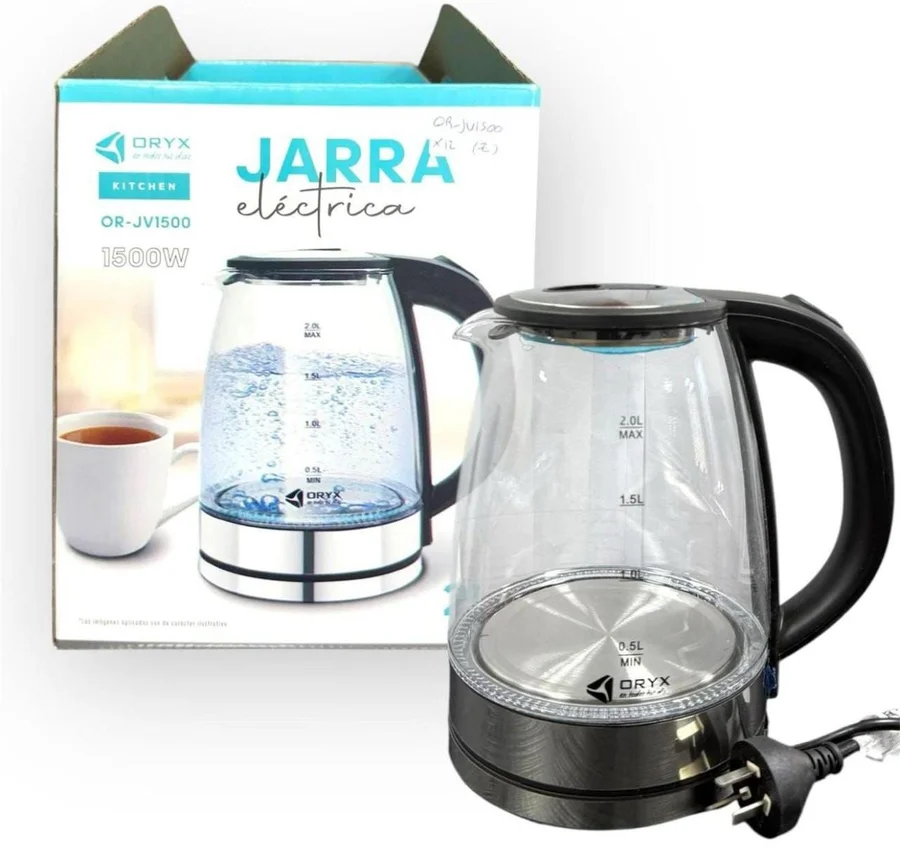 Jarra Electrica 1500 W Vidrio Jv1500