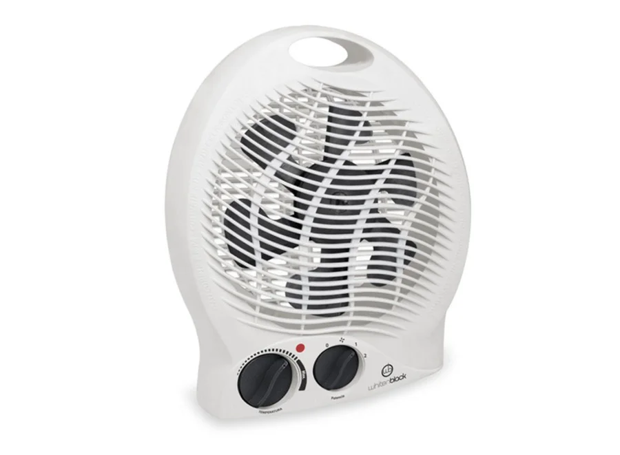 Caloventor White And Black 1000/2000 W