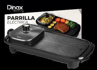 Parrilla Eléctrica 2 En 1 Rectangular 1200w