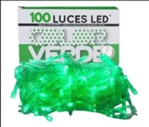 Luces Navideña 100 LED Verde