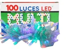 Luces Navideña 100 Multicolor