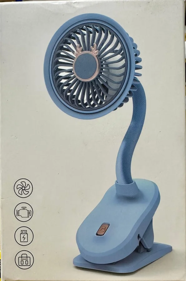 Ventilador Flexible Con Agarre Pinza + RGB