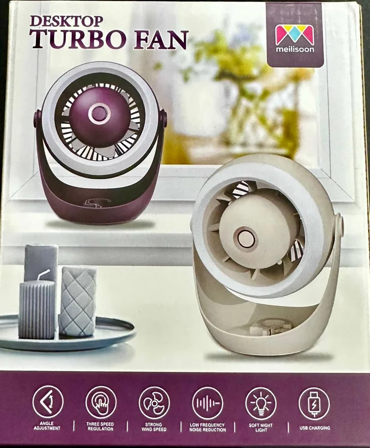 Ventilador Turbo De Oficina