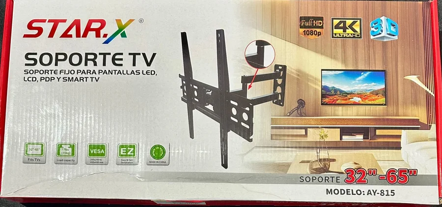 Soporte TV Doble Brazo 32" A 65" Ay-815