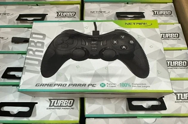 Joystick Turbo Con Analogico Netmak PC