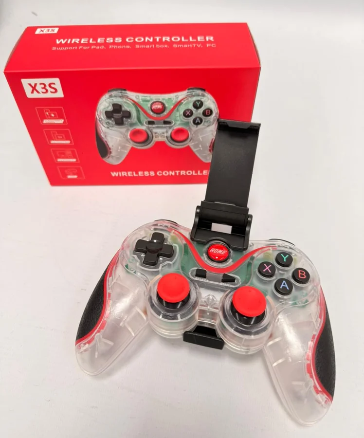 Joystick Con BT Para Celular Blanco X3s Con Soporte