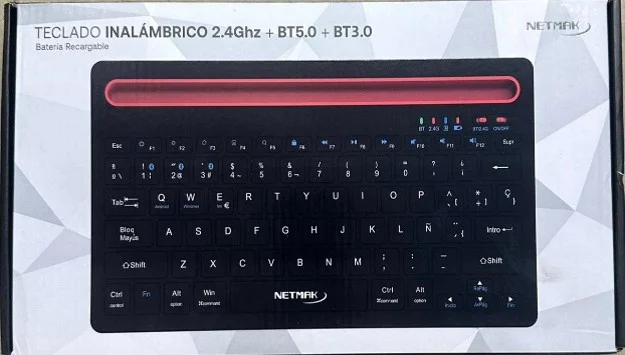 Teclado Inalambrico 5.0 Netmak Nmb 650