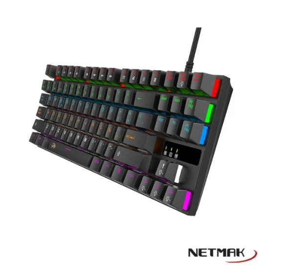 Teclado Mecanico Gamer Skill 80% Negro