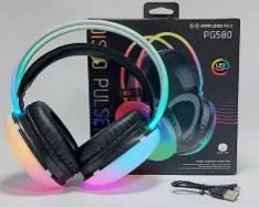 Auricular Vincha RGB LED BT Pg580
