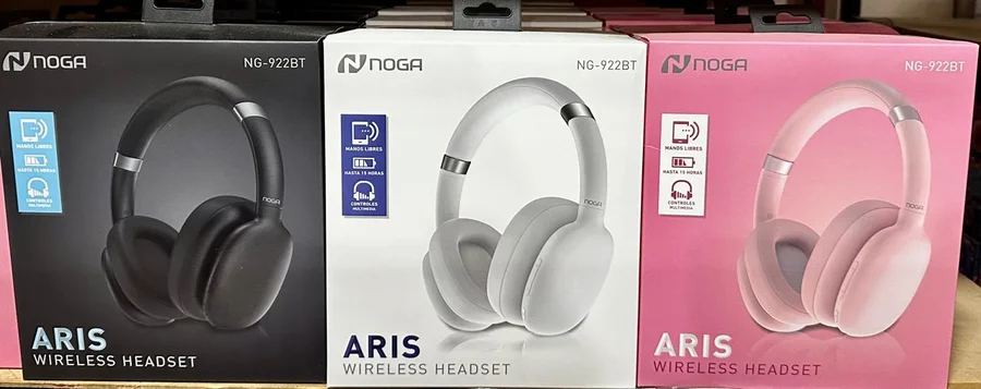 Auricular Noga Ng-922 (negro, Blanco Y Rosa)