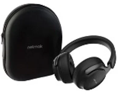 Auricular Vincha Negro Ultra Premium Netmak Con Estuche